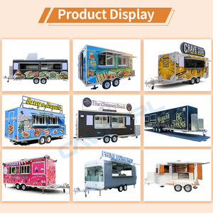 Remorque alimentaire, chariot alimentaire extérieur, <span class=keywords><strong>restaurant</strong></span> mobile, remorque de traiteur entièrement équipée, camion de restauration pour glaces et pizzas avec cuisine complète - Product Image 6