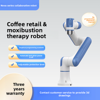 Robot collaboratif à six axes, bras robotique pour la vente au détail, programmable/plug-and-play, série Nova, 5 kg