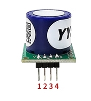 Modul Sensor Gas H2S Elektrokimia YYS dengan Output UART untuk Alarm Kebocoran