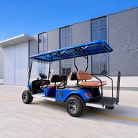 Kualitas Terbaik dan Harga Terjangkau, Mobil Golf 6 Kursi, Buggy Golf Listrik Off-Road untuk Acara Pameran Lapangan Golf