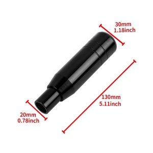 Accessori Universali per Interni Auto JDM, Pomello del Cambio Automatico Universale in Alluminio da 13 cm, Colore Standard, Leva del Cambio a Pressione - Product Image 4