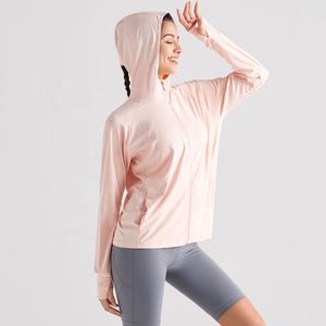Nuova estate di seta di ghiaccio crema solare da <span class=keywords><strong>donna</strong></span> leggero sensazione di asciugatura rapida traspirante protezione UV UPF50 + outdoor giacca con cappuccio - Product Image 3