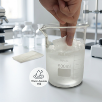 Papier thermique soluble dans l'eau, matériau auto-adhésif soluble dans l'eau, se dissolvant en 10 secondes, étiquettes pour lave-vaisselle, revêtement thermique imprimé