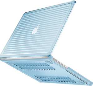 Estuche para computadora portátil de alta resistencia para <span class=keywords><strong>MacBook</strong></span> Air 13,3 Estuche con textura a rayas Protección contra caídas de grado militar | <span class=keywords><strong>Descuento</strong></span> al por mayor - Product Image 4