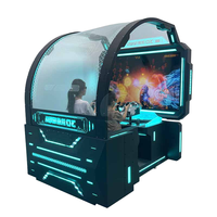 Machine de jeu d'arcade de simulateur de pistolet de tir vidéo Terminator Salvation à pièces 1 an de garantie