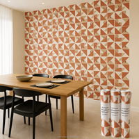 Papel Tapiz Autoadhesivo Art Deco Estilo Años 20 para Comedor