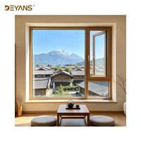 Ventana Abatible de Aluminio con Doble Acristalamiento y Rotura de Puente Térmico para Viviendas
