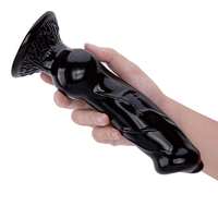 Dildo de Fantasía con Nudo de Monstruo, Dildo de Dragón Enorme, Dildo de Perro Grueso con Nudo Grande, Plug Anal de Silicona con Forma de Animal y Ventosa Fuerte