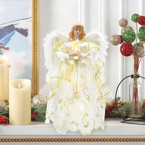 Decorazione Natalizia Best Seller: Stella Luminosa per Albero di <span class=keywords><strong>Natale</strong></span>, Figurina Decorativa per Scenografie Festive - Product Image 1