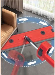 Grande vadrouille mains libres pour le <span class=keywords><strong>ménage</strong></span> paresseux Épurateur et raclette à double usage avec drainage <span class=keywords><strong>de</strong></span> l'eau Vadrouille plate pour le nettoyage des sols - Product Image 4