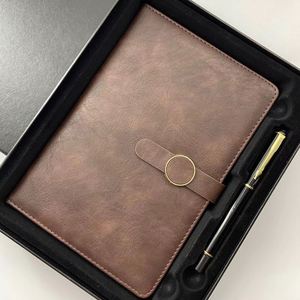 Set de Regalo Empresarial Personalizado con Logotipo, Libreta de Cuero PU con Cierre, Bolígrafo, Agenda, Diario A5, Cuaderno de Tapa Dura - Product Image 2