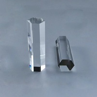 Prisme de guidage de lumière optique, équipement en verre transparent prisme hexagonal pour panneaux solaires Bk7