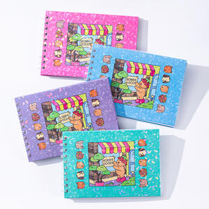 Usine personnalisée enfants <span class=keywords><strong>livre</strong></span> <span class=keywords><strong>de</strong></span> coloriage mignon impression cahier à spirale enfants adultes pleine conscience <span class=keywords><strong>peinture</strong></span> <span class=keywords><strong>dessin</strong></span> livres autocollant - Product Image 2