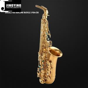Instruments à vent 2023 Jingying Music Brass, 120MM Bell 640MM Longueur Laque Or Saxophone Alto - Product Image 3