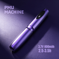QUELLE Draadloze PMU Pen Dubbele Batterij Lichtgewicht 2.1mm Slag Permanente Make-up Machine voor Wenkbrauw Lip Tatoeage