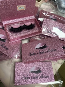Venta al por mayor 100% Natural 3D Faux Mink Eyelash Full Strip 15mm Faux Mink Lashes Strip Proveedor 25MM 30MM - Product Image 6