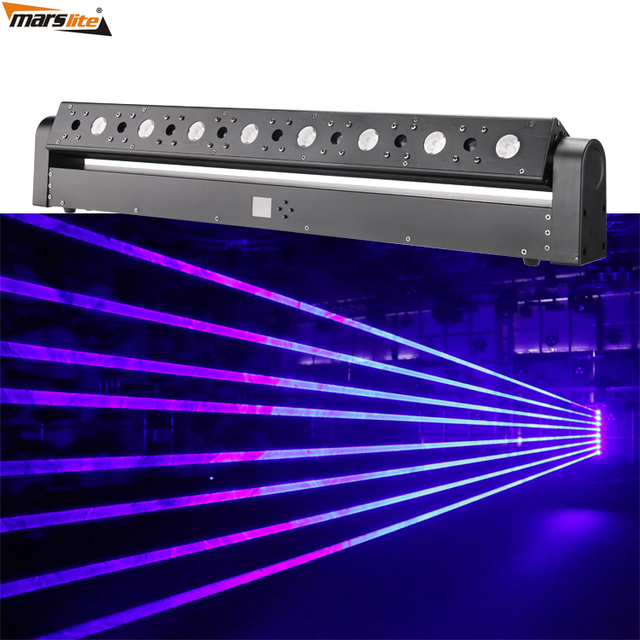 Marslite Blue Laser Stage Light 8 Head Dj Laser Light Blue Beam Laser Diode Module Dj Moving Head Laser Light