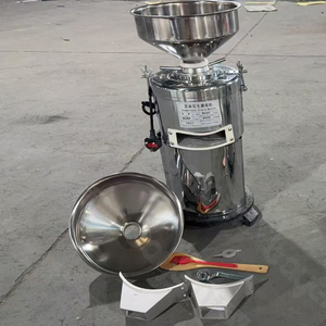 Commercial Home Use Vertical Bean Sesame Groundnut Pistachio <b>Paste</b> Maker Sauce Peanut Butter <b>Grinding</b> Making Machine - Product Image 3