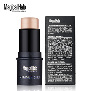 MH1601 Stick illuminateur haute brillance pour le maquillage, avec crème de base visage tridimensionnelle et <span class=keywords><strong>stylo</strong></span> effet ver à soie - Product Image 2