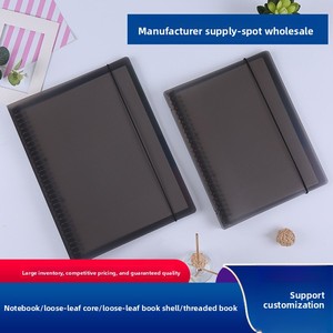 Quaderno Aziendale Nero A4 A5 B5 con Copertina in PP <span class=keywords><strong>a</strong></span> Fogli Mobili, Fornitura Diretta dalla Fabbrica, Personalizzabile con Logo, Ideale come Regalo, Vendita all'Ingrosso - Product Image 2