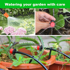 Système d'irrigation automatique de 164ft pour le système d'arrosage de jardin de plante de brumisation de pelouse de cour avec tuyau de tuyauterie de distribution de 1/4 pouces <span class=keywords><strong>50m</strong></span> - Product Image 6