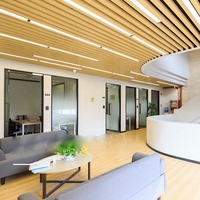 Dalles de plafond perforées en aluminium à prix compétitif, finition bois, décoratives, suspendues, ignifuges et étanches