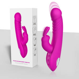 Vibrador de Punto G Sexy Bunny para Adultos, Recargable por USB, de Silicona, Impermeable, Masajeador de Varilla para Masturbación Femenina - Product Image 4