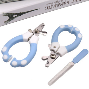 Coupe-ongles pour animaux de compagnie CW5029 de qualité supérieure avec poignée souple de style griffe de chat et lime à ongles - Product Image 3