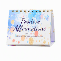 Planificateur Quotidien 2027 – Calendrier de Bureau Permanente sur Chevalet – Impression Personnalisée Inspirante – Utilisation au Bureau – Calendrier Flip sur Pied