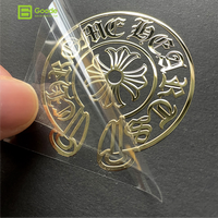 Etiquetas Metálicas Personalizadas Goode con Recubrimiento PVD para Correas de Relojes de Lujo, Acabado Dorado Duradero, Adhesivo con Logotipo de Acero Inoxidable, Accesorio de Boutique