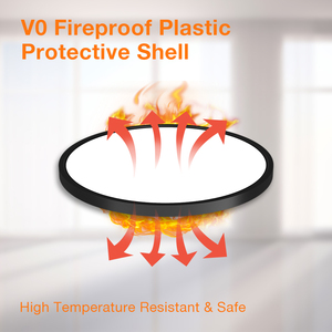 Lámpara de Techo LED Empotrada de 12''/15.8'' en Stock en EE. UU./Canadá Lámpara Redonda Moderna Regulable de 120V con Certificación ETL y Envío Gratuito para Dormitorio - Product Image 5