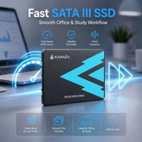 Disco de Almacenamiento Interno SSD SATA III de 2.5 Pulgadas, 256GB, 512GB, 1TB, de Alta Relación Calidad-Precio, para Trabajo Diario de Oficina y Estudio