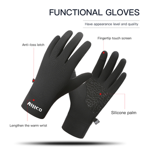 Automne/hiver Sports gants de course en plein air pour hommes hommes hiver chaud tricoté écran tactile gants de cyclisme femmes minces gants chauds - Product Image 4