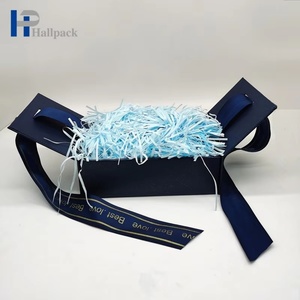 Caja de Regalo de Lujo Personalizada con Cinta Azul, para Perfume, Té, Vino, Lápiz Labial, Pestañas Postizas y Herramientas para Pelucas - Product Image 3