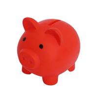 Tirelire Cochon de Noël en Forme de Dessin Animé, Petite Boîte à Monnaie pour Enfants, Jouet de Rangement, Décoration Maison, Boîte d'Épargne pour Enfants