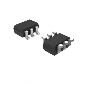 MIC2860-2PYC6-TR 6 TSSOP, SC 88, SOT 363 ไอซีจัดการพลังงาน (PMIC) ไอซีควบคุมไฟ LED แบบ LIN PWM 30.2mA SC70 6 ชิ้นส่วนอิเล็กทรอนิกส์ของแท้ - Product Image 1