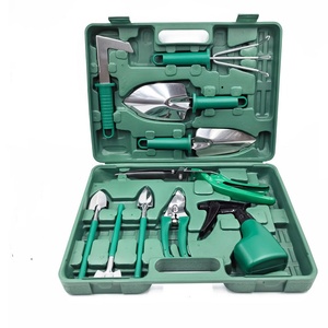 10pcs <strong>Garden</strong> Supplies Stainless Steel Heavy Duty Gardening Tools Set with Weed Shears, <strong>Garden</strong> Shears, Atomiser, Spade, <strong>Trowel</strong> - Product Image 1