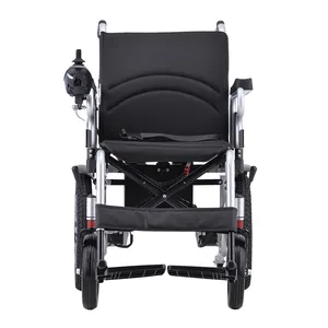 J & J Mobility Fauteuil roulant électrique pliable et motorisé à alimentation automatique Fauteuil roulant le moins cher Fauteuil de mobilité