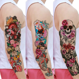 Vente en gros Autocollants de <span class=keywords><strong>tatouage</strong></span> imperméables temporaires pour les <span class=keywords><strong>bras</strong></span> Conception florale dominatrice Maquillage imperméable pour le corps Faux <span class=keywords><strong>tatouage</strong></span> temporaire sexy - Product Image 2