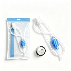 Siphon manuel pour nettoyer <span class=keywords><strong>le</strong></span> gravier d'aquarium avec <span class=keywords><strong>tête</strong></span> filtrante et long tuyau, changeur d'eau pour aquarium - Product Image 5