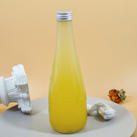 Bouteille de boisson en verre soda 330ml, bouteille en verre d'eau minérale Evian