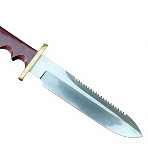 Premium Damascus Steel Straight Edge Clip Point Camping Bowie <b>Knives</b> <b>Bone</b> <b>Handle</b> OEM Logo bowie <b>Knife</b> - Product Image 2