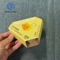 Boîte d'emballage vide d'affichage de capsules de café de luxe en papier carton personnalisé pour échantillon de capsules de café