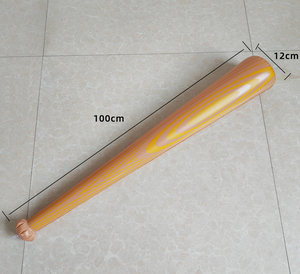 Bate de béisbol inflable de gran tamaño, diseño de madera, divertido - Product Image 5