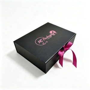 Custom Hair Extension Packaging Box Wholesale Magnetic Collapsible Gift Box Green Packaging Manufacturer Supplier Brand Owners - Product Image 2
