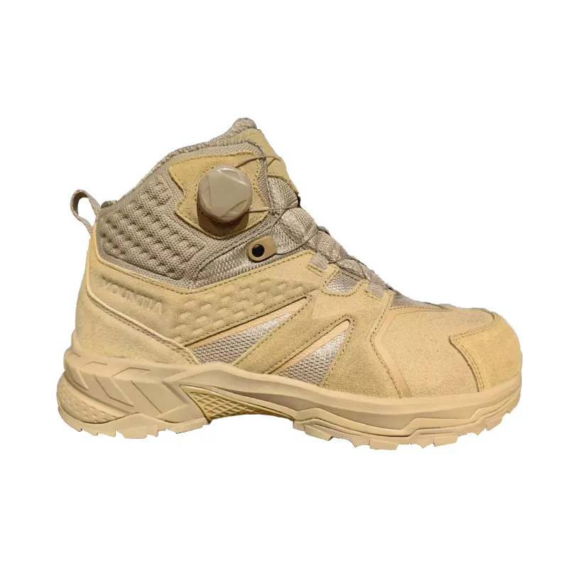 Anti-Slippery Mulheres Homens Botas Escalada Outdoor Caminhadas Sapatos de Segurança do Trabalho High-cut All Round Desert Boot