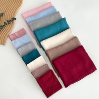 Foulard Hijab en Coton Modal de Haute Qualité 59 Couleurs, Ultra Léger, Respirant et Confortable