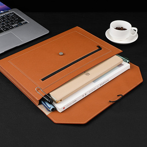 A4 A4 A4 Văn Phòng Trường Tài Liệu Lưu Trữ Túi Tổ Chức Danh Mục Đầu Tư Trường Hợp Không Thấm Nước PU Da Biểu Tượng Tùy Chỉnh Thư Mục Tập Tin - Product Image 2