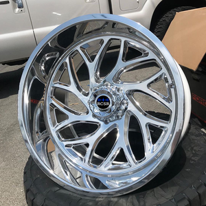 O carro de passageiro do prato profundo roda 20x10 22x12 22x14 24x14 26x14 26x14 Jantes Offroad para o caminhão grande GMC Sierra RAM1500 - Product Image 2