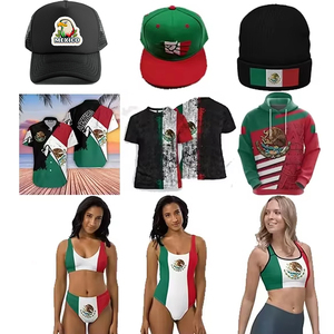 T-shirt, sweat à capuche, maillot <span class=keywords><strong>de</strong></span> <span class=keywords><strong>bain</strong></span>, sweat-shirt imprimé 3D, short, veste, maillot et casquette <span class=keywords><strong>de</strong></span> boxe avec cordon, tous à l'effigie du drapeau du Mexique - Product Image 6